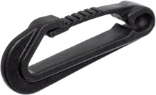 Wingless Snap Bungee Hook – 1/4 Inch Black Heavy Duty Shock Cord Hooks – Camping