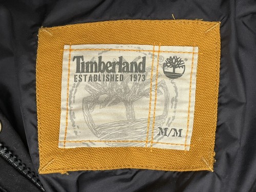 Vtg Y2K Timberland Parka Oversize Cargo Utility Jacket M BLACK Goth Skate Punk - Picture 5 of 11