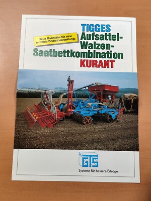 prospekt Tigges Saatbettkombination Kurant traktor brochure 41