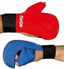 KWON WKF Karate Handschützer mit Daumenschla...