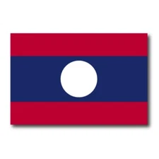 Laos Flag Car Magnet Decal - 4 x 6 Heavy Duty for Car Truck SUV