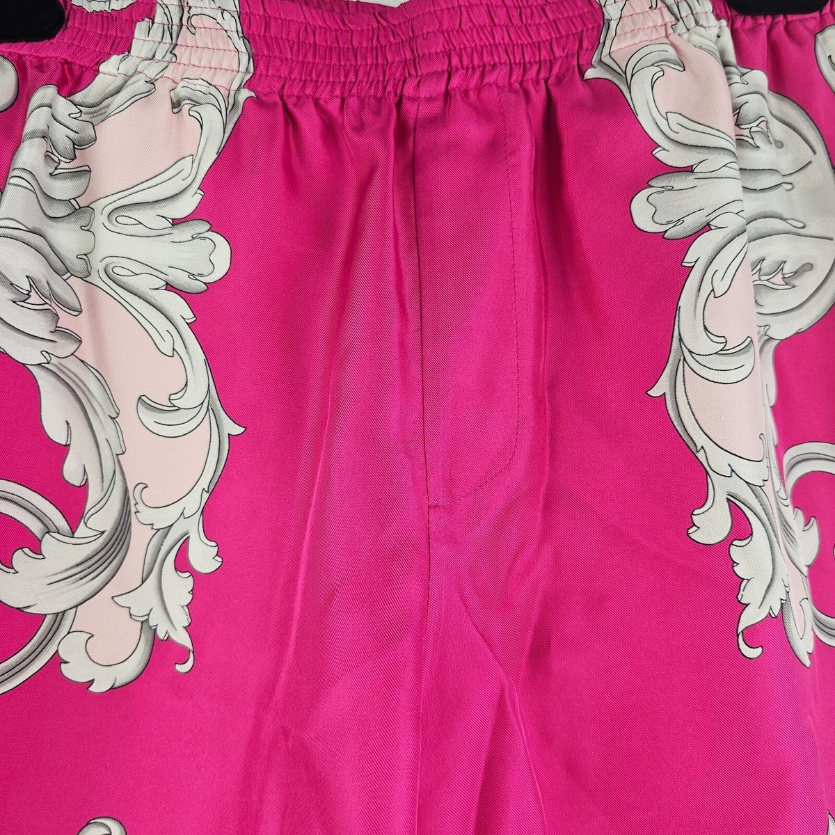 VERSACE Pink Baroque Silk Shorts New Size IT48/M | eBay