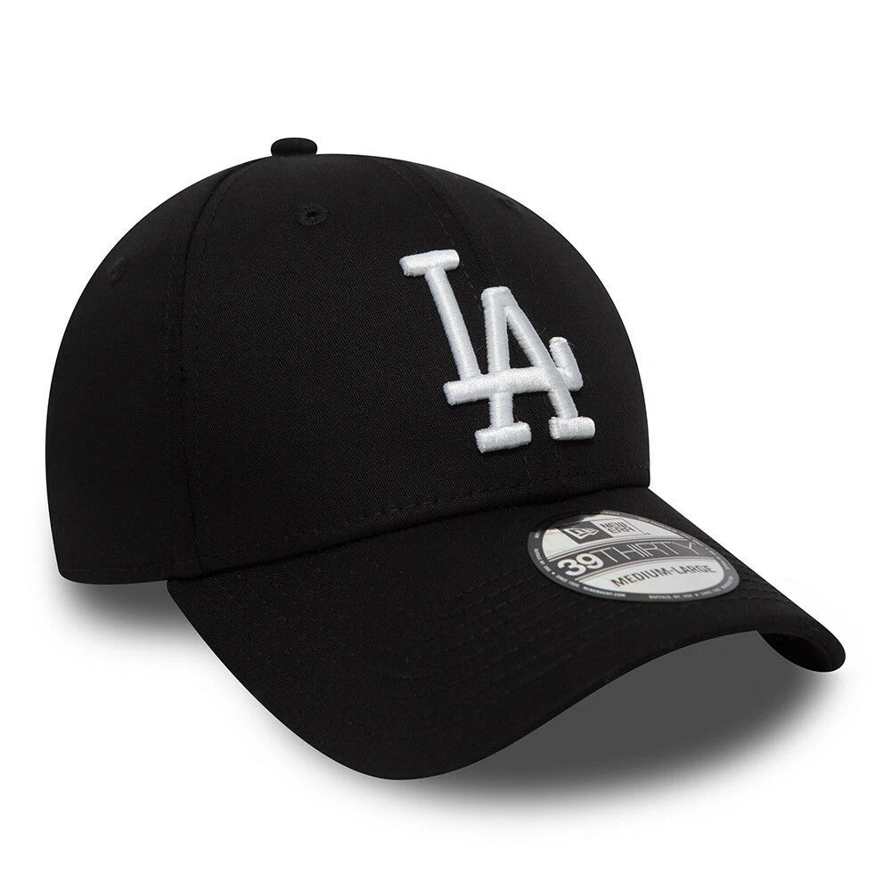 Los Angeles Dodgers New Era 3930 League Essential All Black