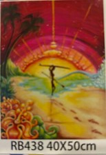 DIY Diamond Painting, Paint by numbers kit, adults/ kids on canvas surfer