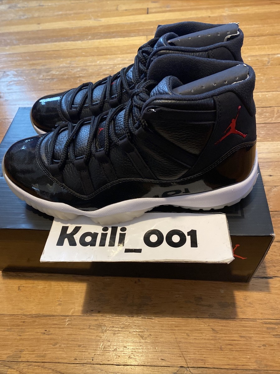 Nike Air Jordan 11 Retro 378037-002 72-10 ANNIVERSARY BRED CONCORD