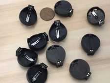 10 pieces Coin CR2032 2032 Socket Button Coin Battery Holder Case On Off A11