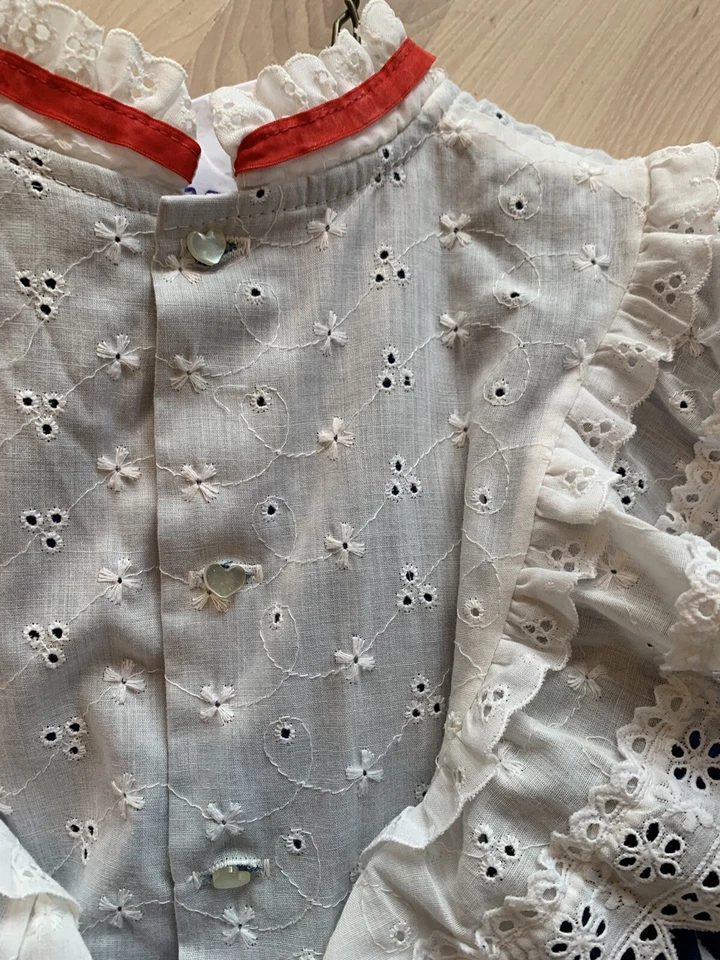 Vintage Martha’s Miniatures Smocked Birthday Dress 6X Vintage Full Circle - Image 3 of 4