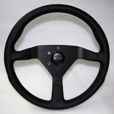 Momo Leder Sportlenkrad Montecarlo 350mm schwarz black steering wheel volante