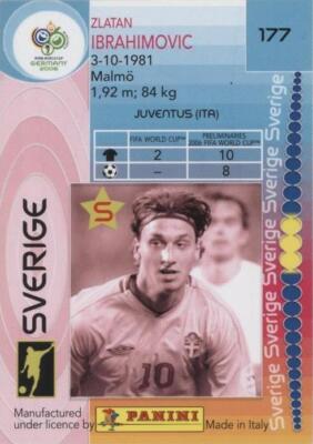 Preços baixos em 2006 Panini FIFA World Cup Germany Zlatan