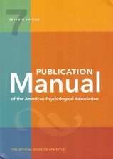 Publication Manual of the American Psychologi...