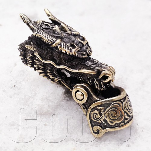 CooB Bronce Hebilla Paracord Grillete Bloqueo Cuentas DRAGÓN para Pulsera Paracord - Imagen 2 de 9