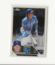 2023 Topps Chrome NATE EATON ROOKIE AUTOGRAPH ROYALS
