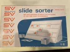 Vintage Smith-Victor Slide Sorter Model SS40 Holds Up To 40 35mm Slides 