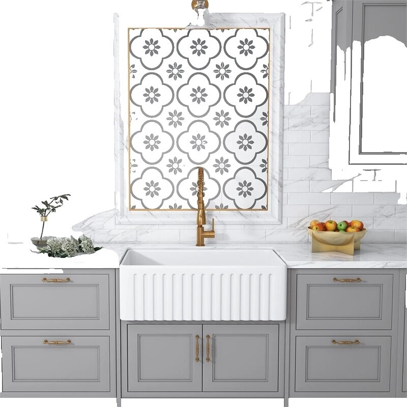 Fregaderos de cocina Baño de Cerámica Blanca