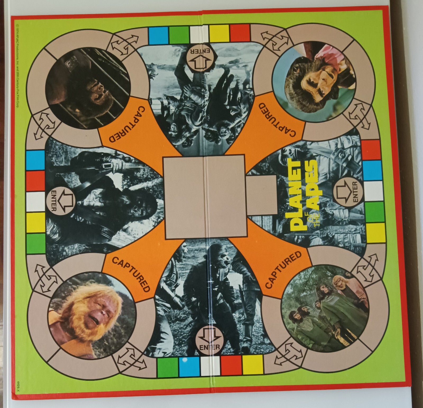 Planet of the apes il pianeta delle scimmie Gioco da tavolo di società Game MB foto 3