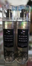 2 Pack Bath and Body Works Wicked Vanilla Woods Fine Fragrance Mist 8.Oz