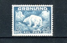 Greenland 1946 40ORE Ours Polaire SG 6A MH