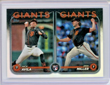 2024 Topps Update Nick Avila, Erik Miller Rookie Combos Rainbow Foil # US271