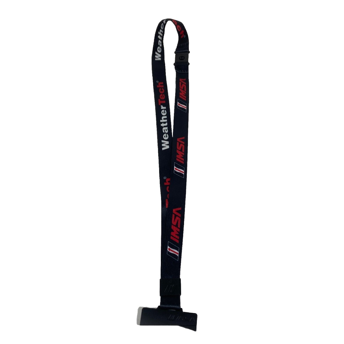 IMSA Racing Series Black Metal Hard Card Credential Lanyard