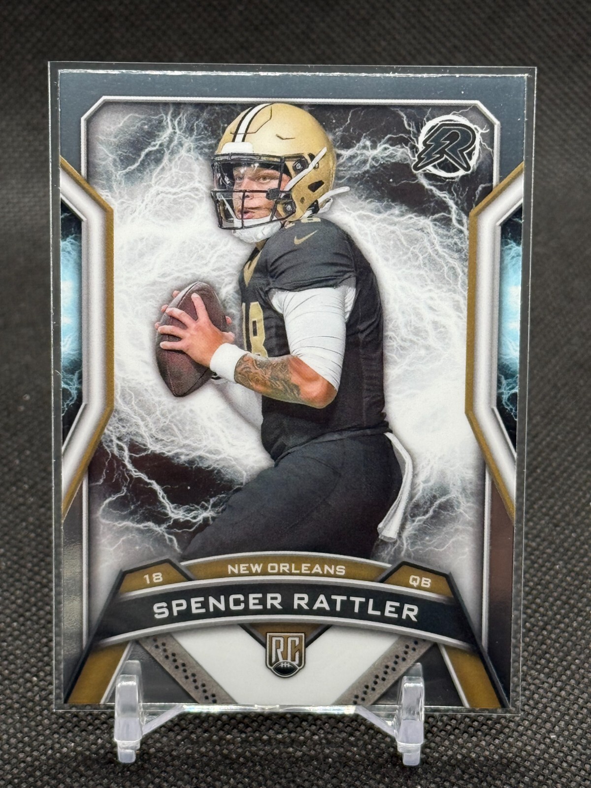 2024 Topps Resurgence Spencer Rattler ROOKIE #166 - New Orleans Saints