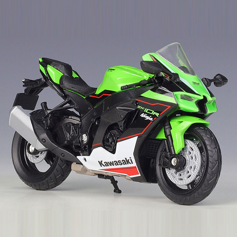 1:18 2021 Kawasaki Ninja ZX-10R Diecast Motorcycle Model 1:18 2021 Kawasaki Ninja ZX-10R Diecast Motorcycle Model