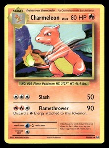 2016 charmeleon pokemon card value - (10/108) - XY Evolutions Jamaica Its weakness is Water type Charmeleon - Power Keepers -