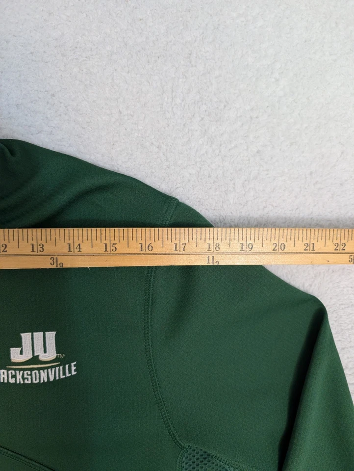 NUEVO Jacksonville State University Nike 1/2 Cremallera Verde Entrenamiento Cremallera Bolsillo Para hombres L Foto 4 de 4