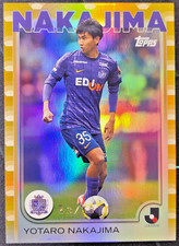 2025 Topps J League Yotaro Nakajima Gold /50 #186
