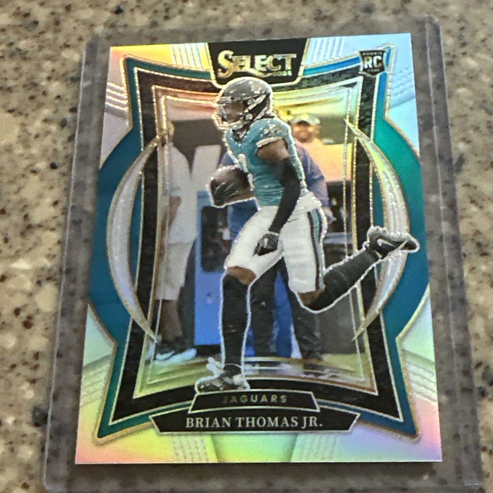 Brian Thomas Jr. 2024 Panini Select Concourse Level #91 Silver Prizm RC Jaguars