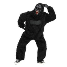 Gorilla Costume Clothes Fancy Dress Animals Outfits Gorilla Head Mask and Gloves