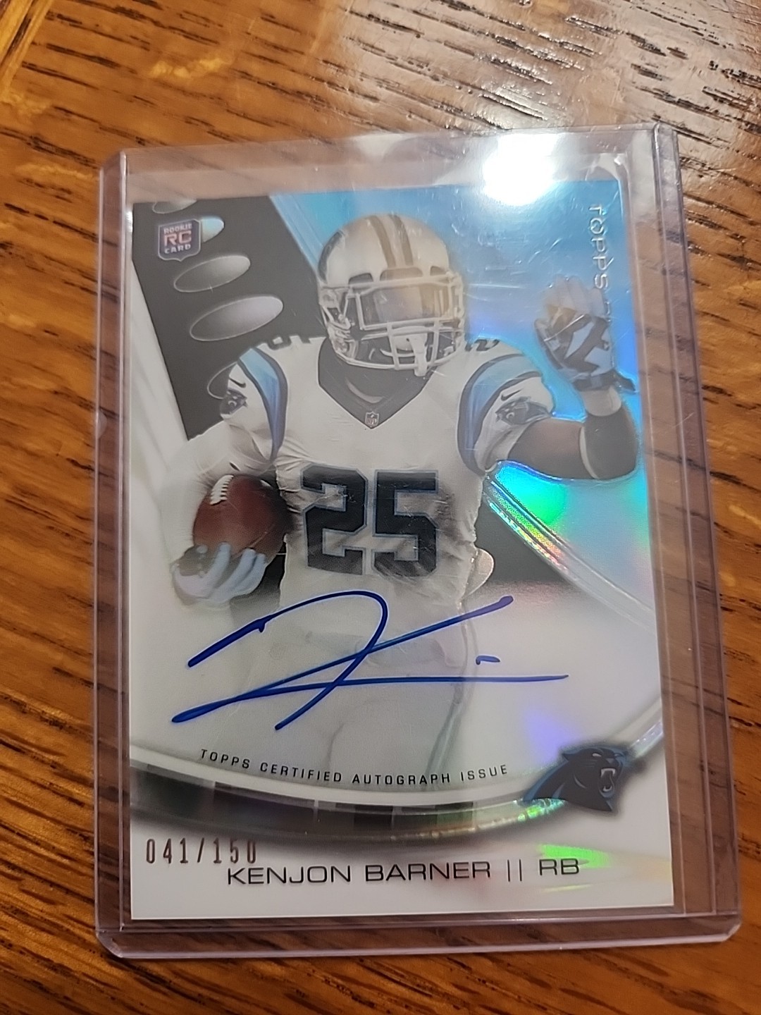 Kenjon Barner Topps Platinum Autograph #AKB Base
