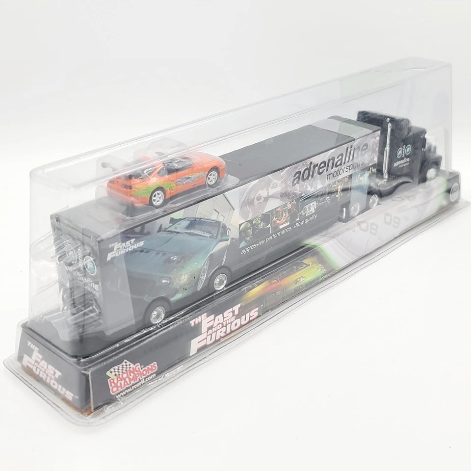 Racing Champions 1:64 Freightliner & 95 Toyota Supra Fast & Furious "Adrenaline" - Image 3 of 4