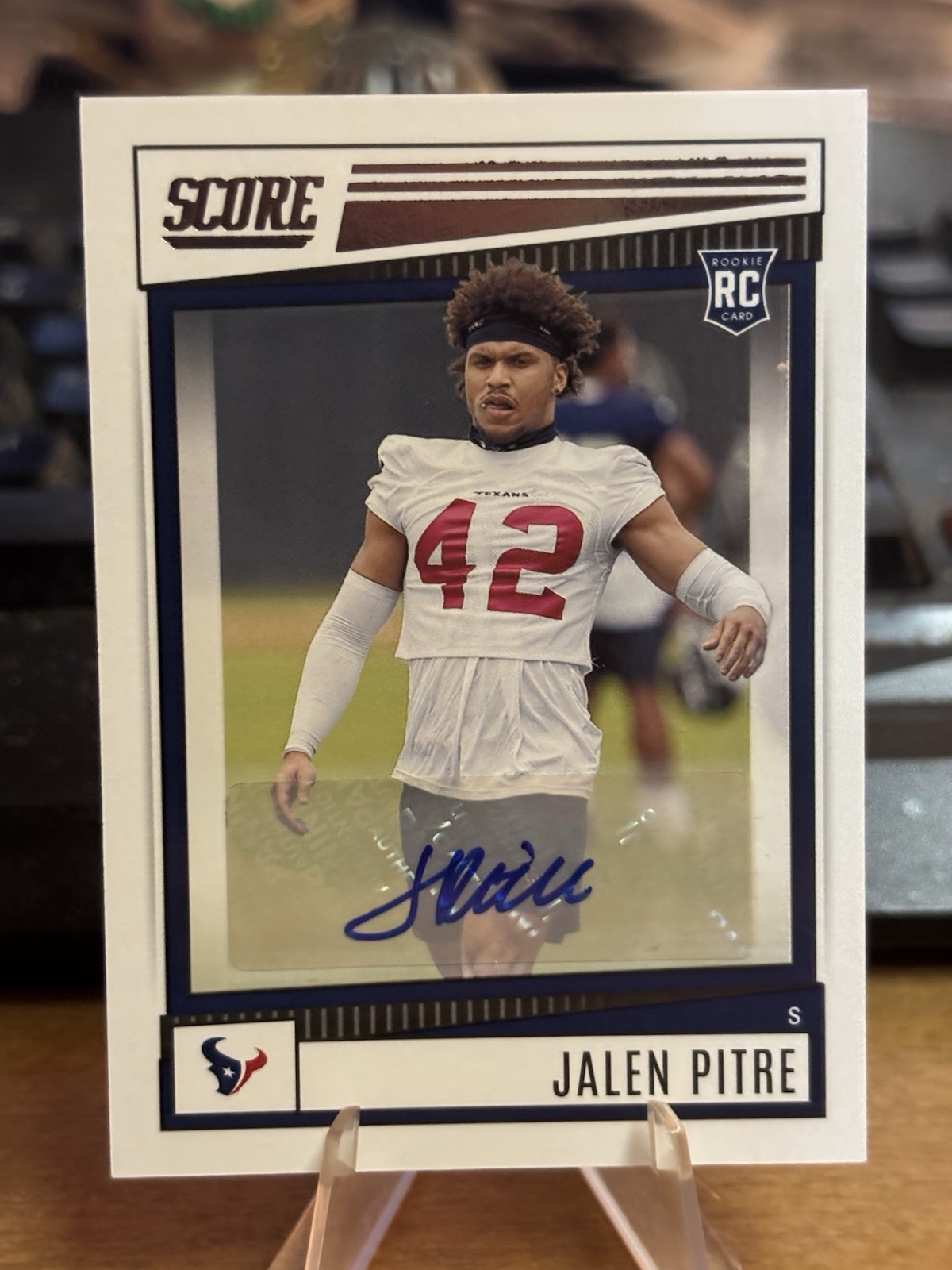 Jalen Pitre Panini Score #368 Autograph