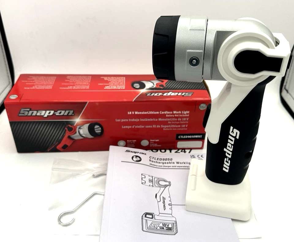 HERRAMIENTAS ENCAJABLES CTLED9050 18V 800Lm Monster Litio Luz Inalámbrica HERRAMIENTA SOLO BLANCA Foto 3 de 4