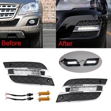 LED Tagfahrlicht Nebelscheinwerfer Für Benz M-Klasse W164 ML320 ML350 2008-2011