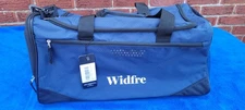 Widfre Gym Travel Duffel Bag with Shoe Compartment Navy Blue