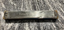 Vintage Butterfly Harmonica Virtuoso Made In Japan Instrument Music Antique