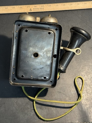 Antique Connecticut Telephone Wall Phone Magneto Early 1900s Original - 第 6/17 張圖片