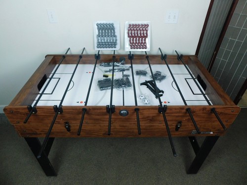 Soccer 4-in-1 Game MD Sports 54″ Table Foosball Billiards Ping Pong Air Hockey