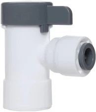 RO Water Storage Tank Shut-Off Valve – 1/4"  OD Push Connect for RO Systems