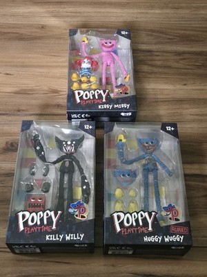 POPPY PLAYTIME MCFARLANE FIGURES SET Of 3 HUGGY WUGGY KILLY WILLY KISSY MISSY