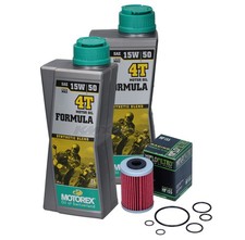 kmx24 Ölwechsel Set passt an KTM Duke RC Adventure 390 Ölfilter+Motorex Formula