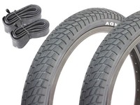 Kenda BMX Reifen Set 18 X 2,25 Zoll + 2 SchläUche AV Schwarz Freestyle