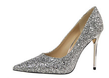 Women's High Heel Stiletto Sequins Glitter Dress Party Wedding Pumps Shoes Hot