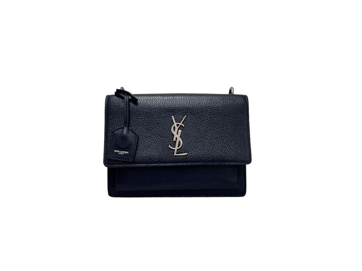 Saint Laurent Sunset Medium Shoulder Bag 464673 Dark Navy Saint Laurent Sunset Medium Shoulder Bag 464673 Dark Navy