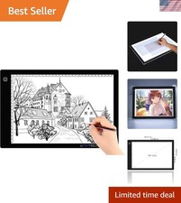 A4 Ultra-Thin Portable LED tracing Light Box Dimmable Brightness LED Art Trac...