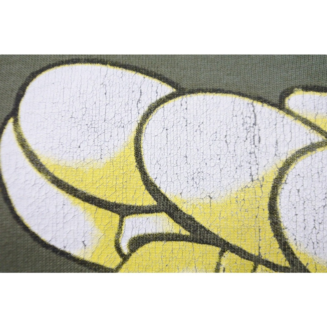 SUPREME Vintage Short Sleeve T-shirt Skull Size M Khaki Yellow Used 52125 thumbnail 8