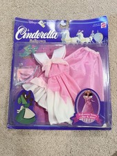 Mattel Disney Classics Cinderella Ballgown Dress Pink White 11.5in Doll 1992 12  