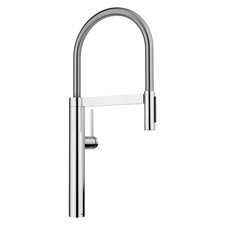 Blanco 527473 Culina II Chrome Semi-Pro Kitchen Faucet 1.5 GPM Dual Spray