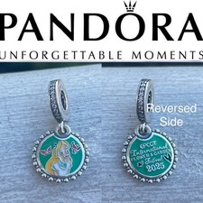 Pandora Disney Parks Exclusive Alice In Wonderland Flower Garden Festival Charm